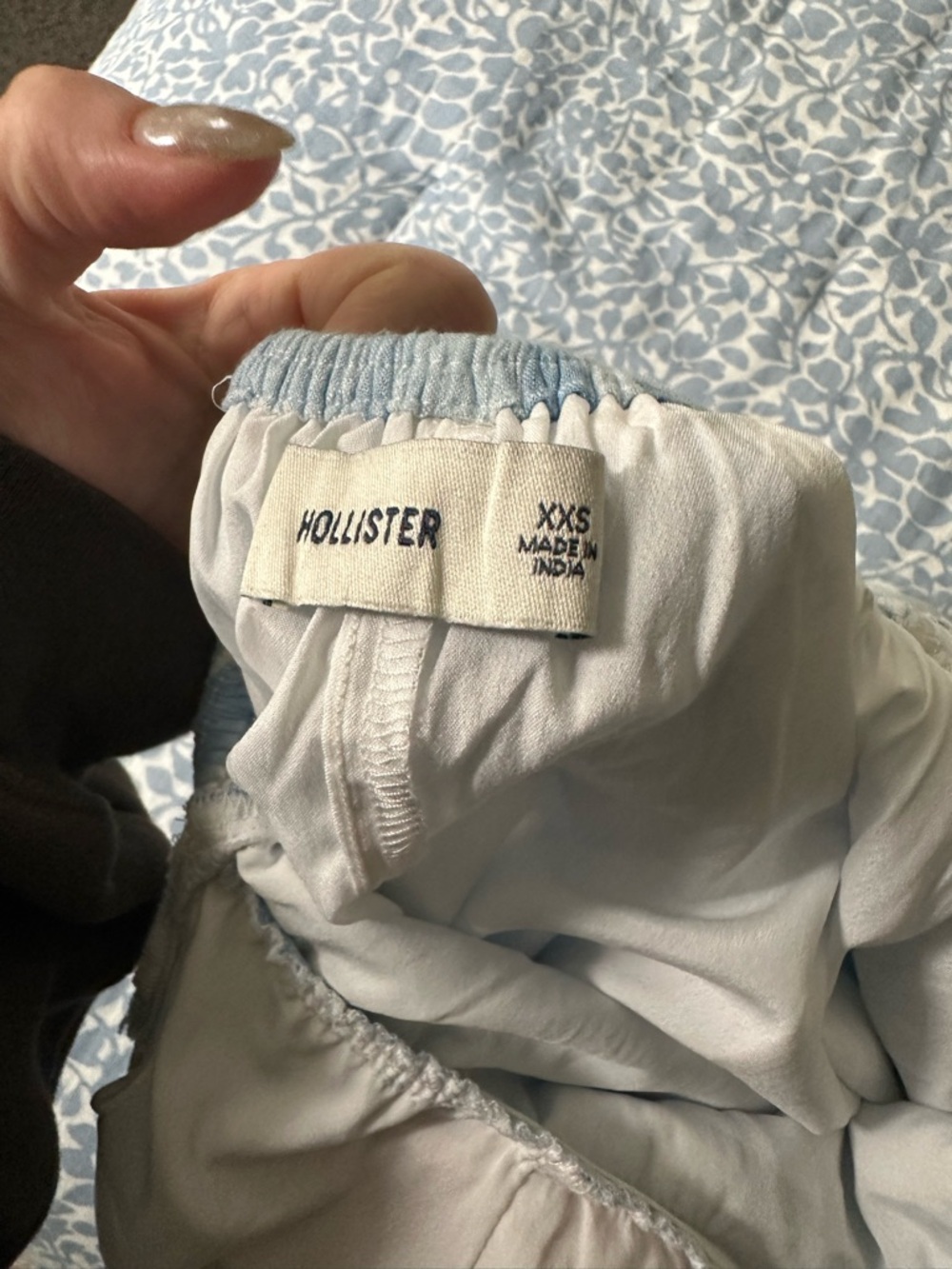 Hollister Blue Plaid Tie-Back Maxi Dress - Picture 5 of 5